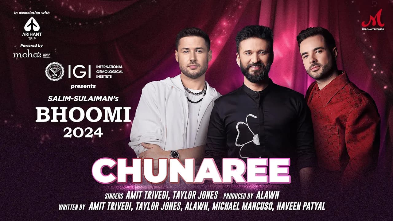 Chunaree | Bhoomi 2024 | Amit Trivedi, Taylor Jones, Alawn | Merchant Records | Dandiya Pop
