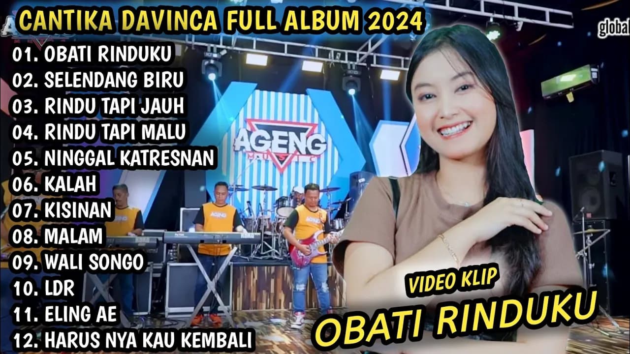 CANTIKA DAVINCA FULL ALBUM | OBATI RINDUKU | DANGDUT KOPLO TERBARU 2024