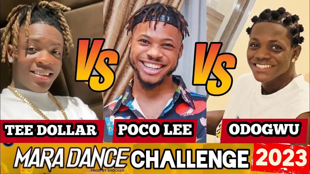 Poco lee vs Tee dollar vs Odogwu Mara dance challenge, who is the mara best dancer