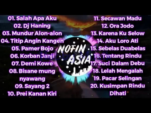 DJ NOFIN ASIA FULL ALBUM TERBAIK