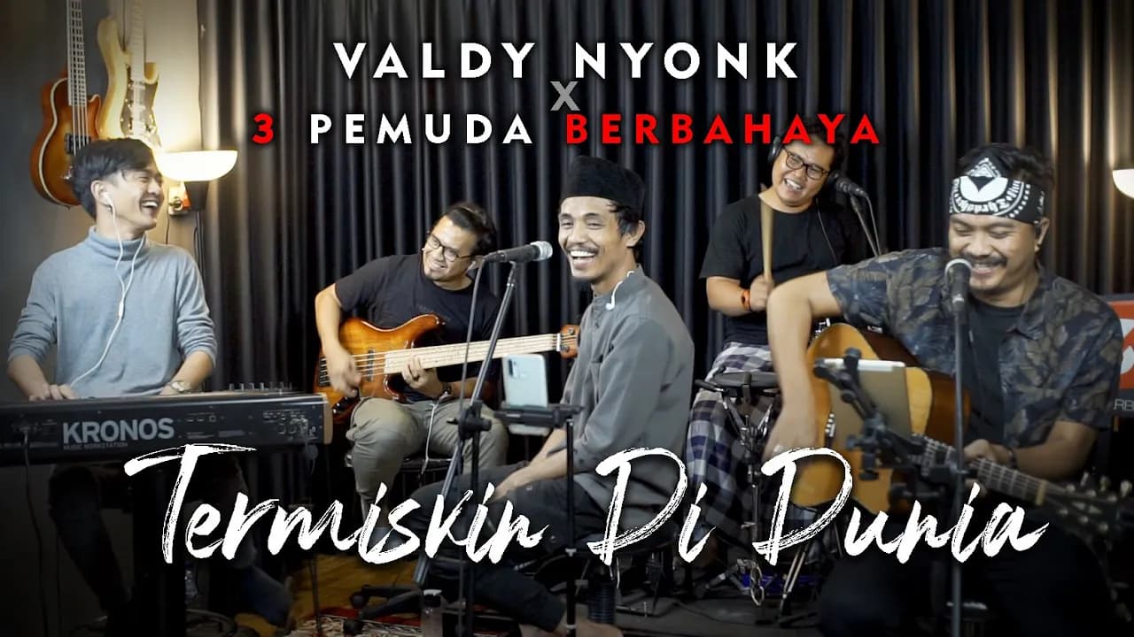 TERMISKIN DI DUNIA - HAMDAN ATT || LIVE || Valdy Nyonk X 3 Pemuda Berbahaya || Kolaborasi Cover