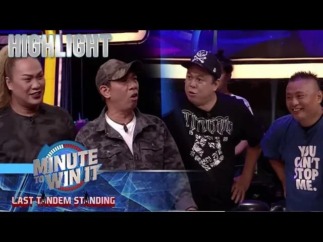 Dennis at Andrew E , may offer kay Luis para tanggalin sina Negi at Long | Minute To Win It