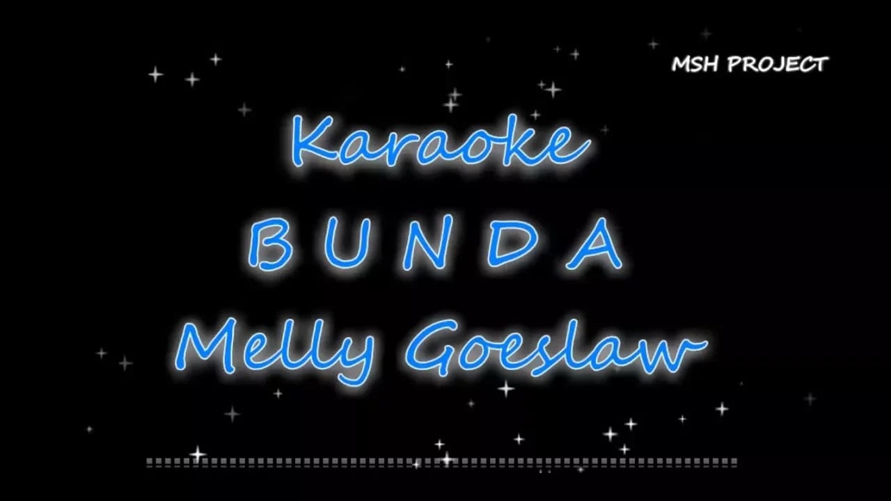 BUNDA - Melly Goeslaw Karaoke versi orchestra