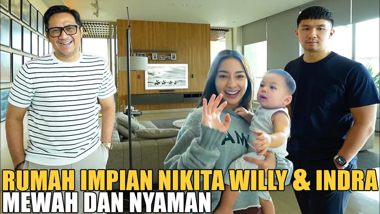 RUMAH NIKITA WILLY & INDRA PRIAWAN SUPER MEWAH & NYAMAN.. IMPIAN SEMUA IBU RUMAH TANGGA