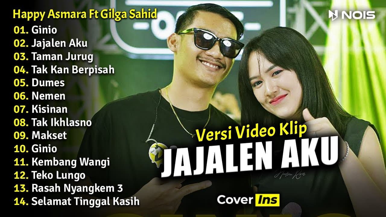 Gilga Sahid x Happy Asmara - Ginio, Jajalen Aku, Taman Jurug | Full Album Terbaru 2023 (Video Klip)