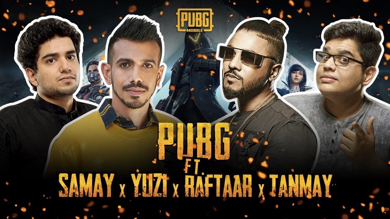 PUBG ft.YUZVENDRA CHAHAL, RAFTAAR, TANMAY BOT