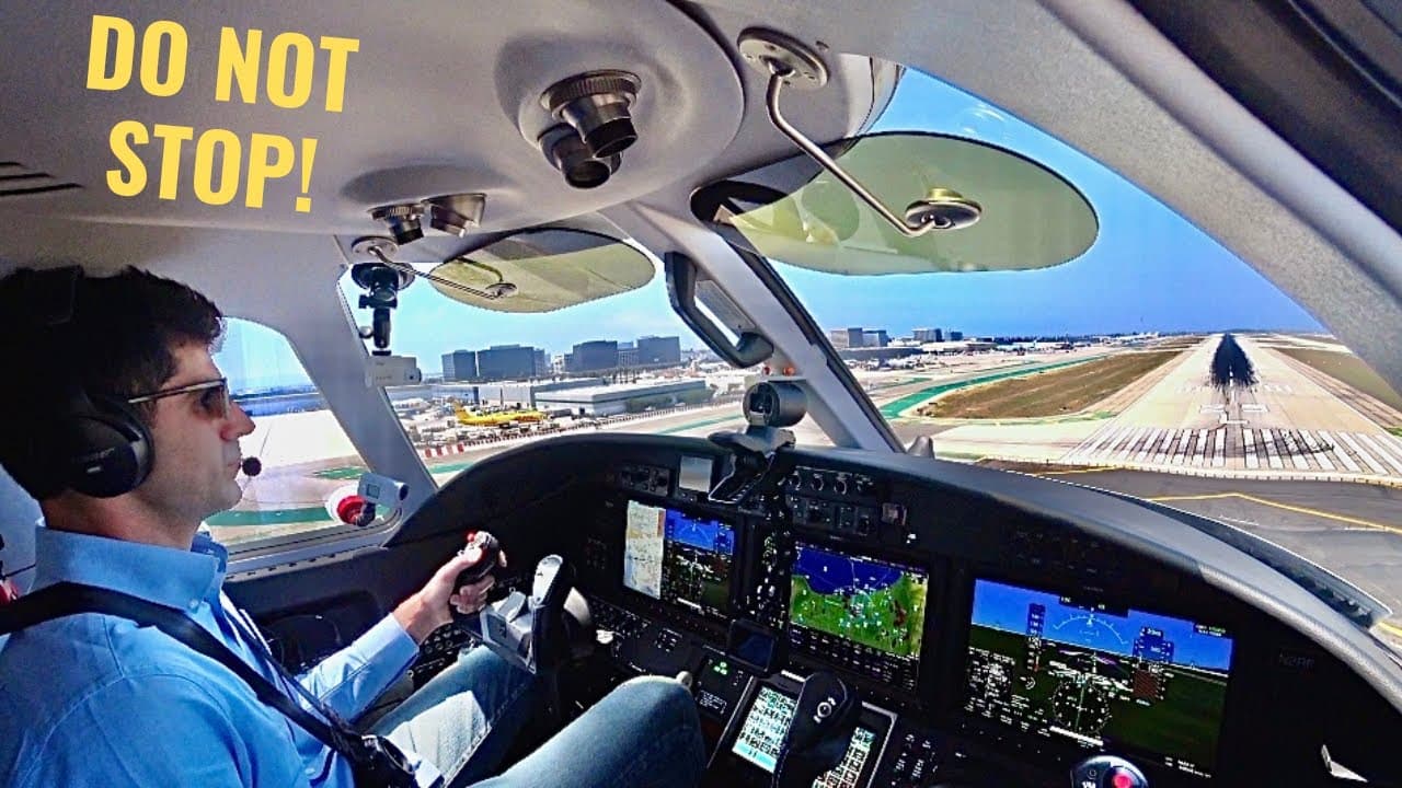 Rush Hour At LAX! In A Private Jet!