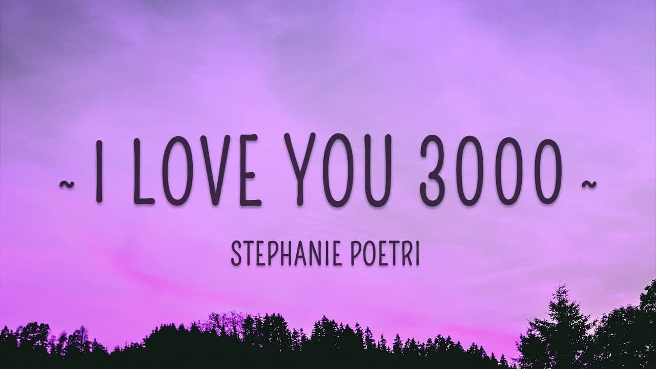 Stephanie Poetri - I Love You 3000 (Lyrics)