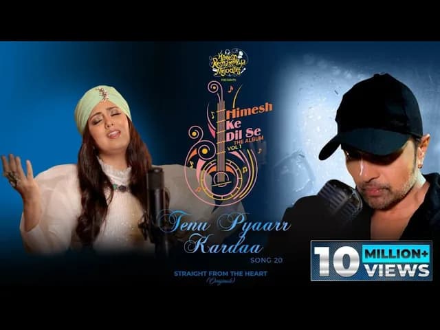 Tenu Pyaarr Kardaa (Studio Version) | Himesh Ke Dil Se The Album| Himesh Reshammiya| Harshdeep Kaur|