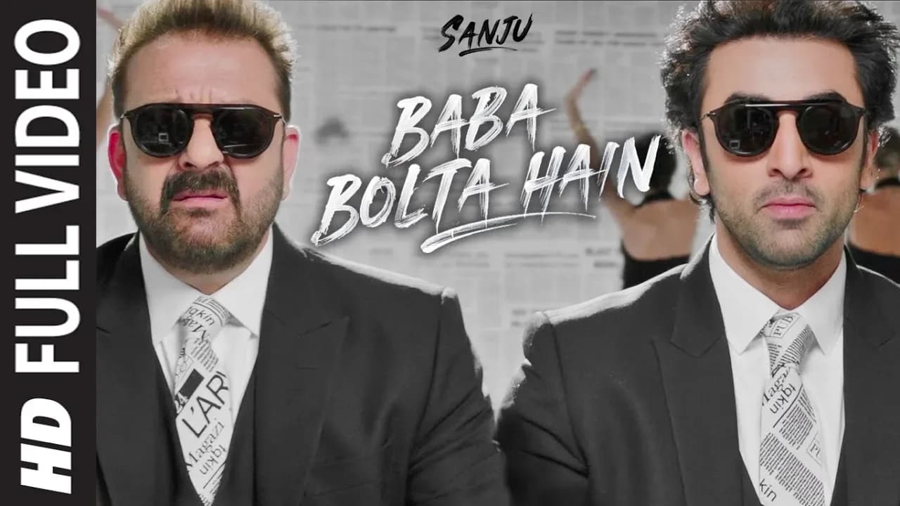 Baba Bolta Hain Bas Ho Gaya Full Video Song | SANJU | Ranbir Kapoor | Rajkumar Hirani | Papon