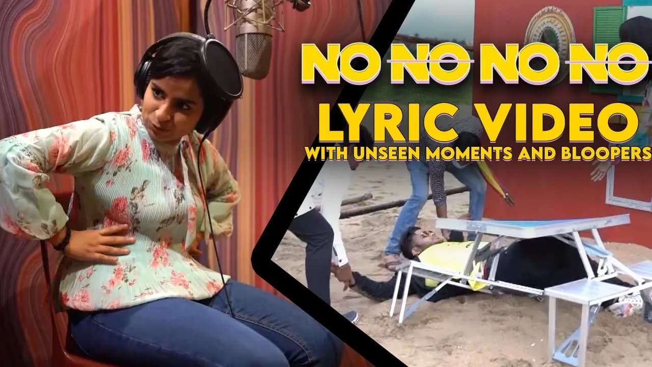 Sivaangi's No No No No Lyric Video With Unseen Moments And Bloopers | Media Masons Music