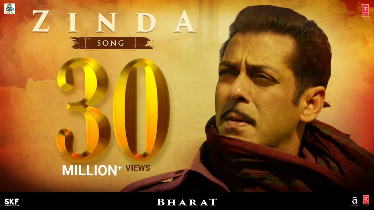 'Zinda' Song - Bharat | Salman Khan | Julius Packiam & Ali Abbas Zafar ft. Vishal Dadlani