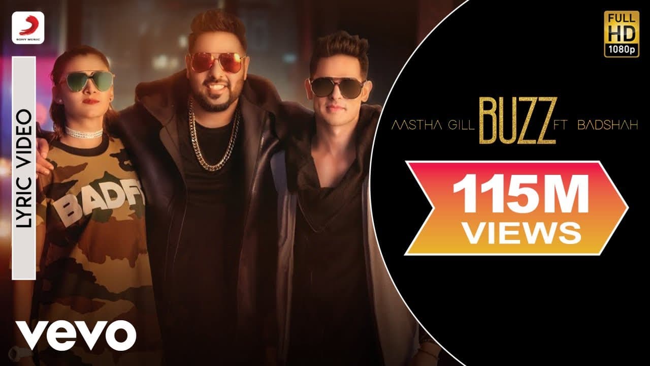 Buzz - Lyrics Video | Aastha Gill feat Badshah & Priyank Sharma