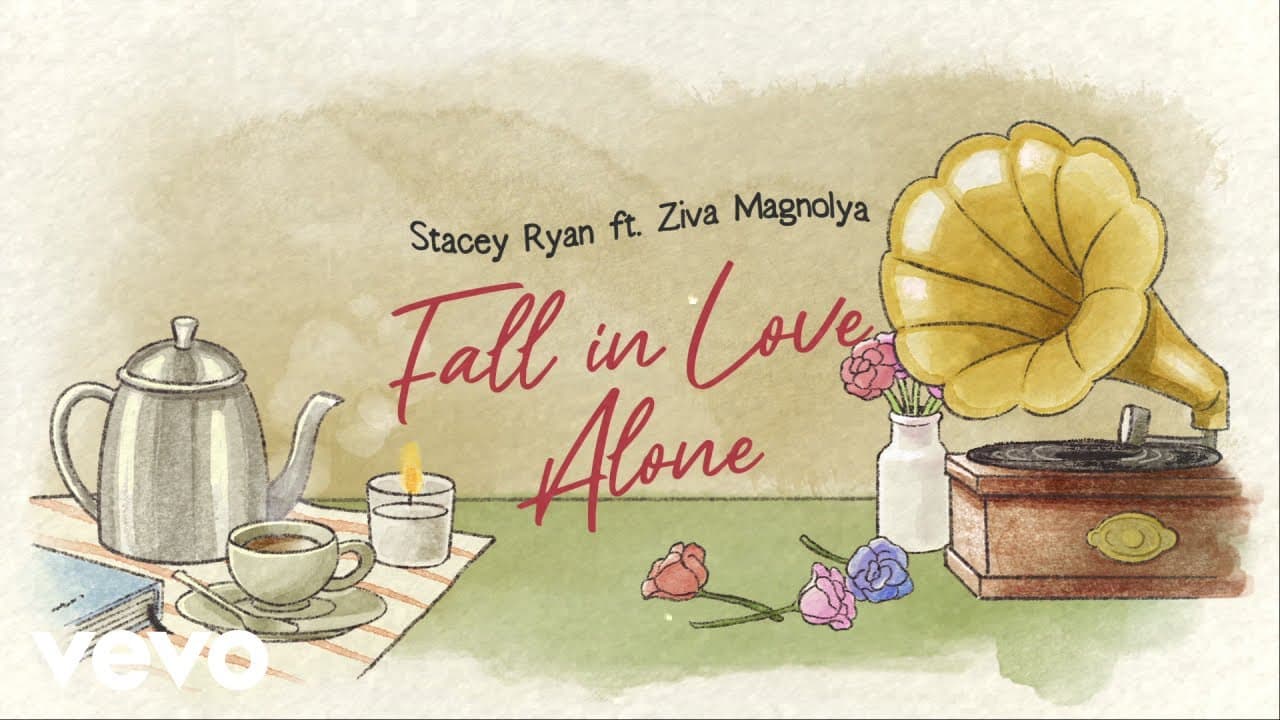 Stacey Ryan, Ziva Magnolya - Fall In Love Alone (Official Lyric Video)