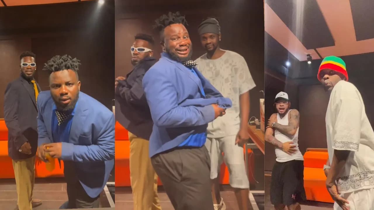 Brodashaggi,Oga Sabinus & Poco Lee Dance To Kizz Daniel - "Cough" (ODO) With Kizz Daniel, Who Won🤣