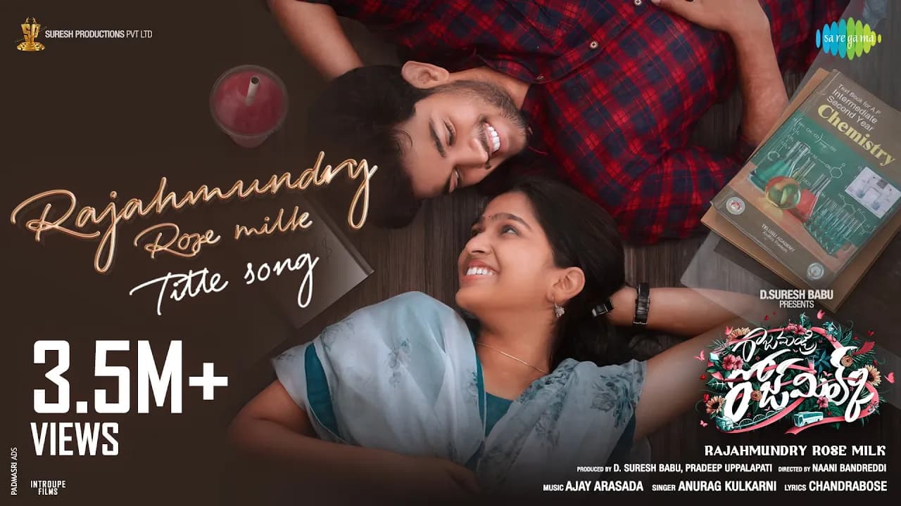 Rajahmundry Rose Milk - Title Song | Jai, Ananthika | Anurag Kulkarni | Ajay Arasada | Chandrabose