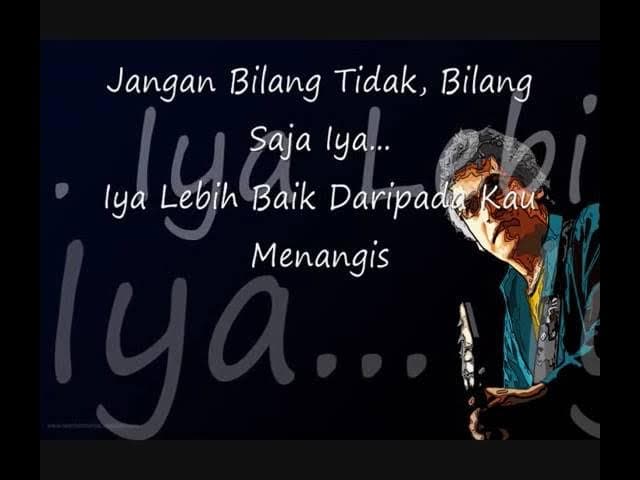 Iwan Fals - Pesawat Tempurku (Lirik)