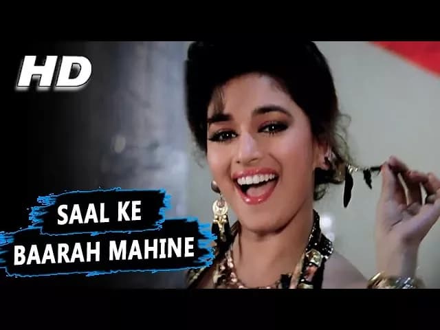 Saal Ke Baarah Mahine | Kavita Krishnamurthy, Udit Narayan | Phool Songs|Kumar Gaurav, Madhuri Dixit