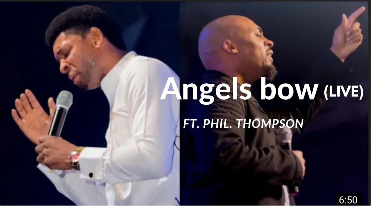 Steve Crown -ANGELS BOW Live ft. Phil Thompson #worship #stevecrown #yahweh #angel #trending #philth