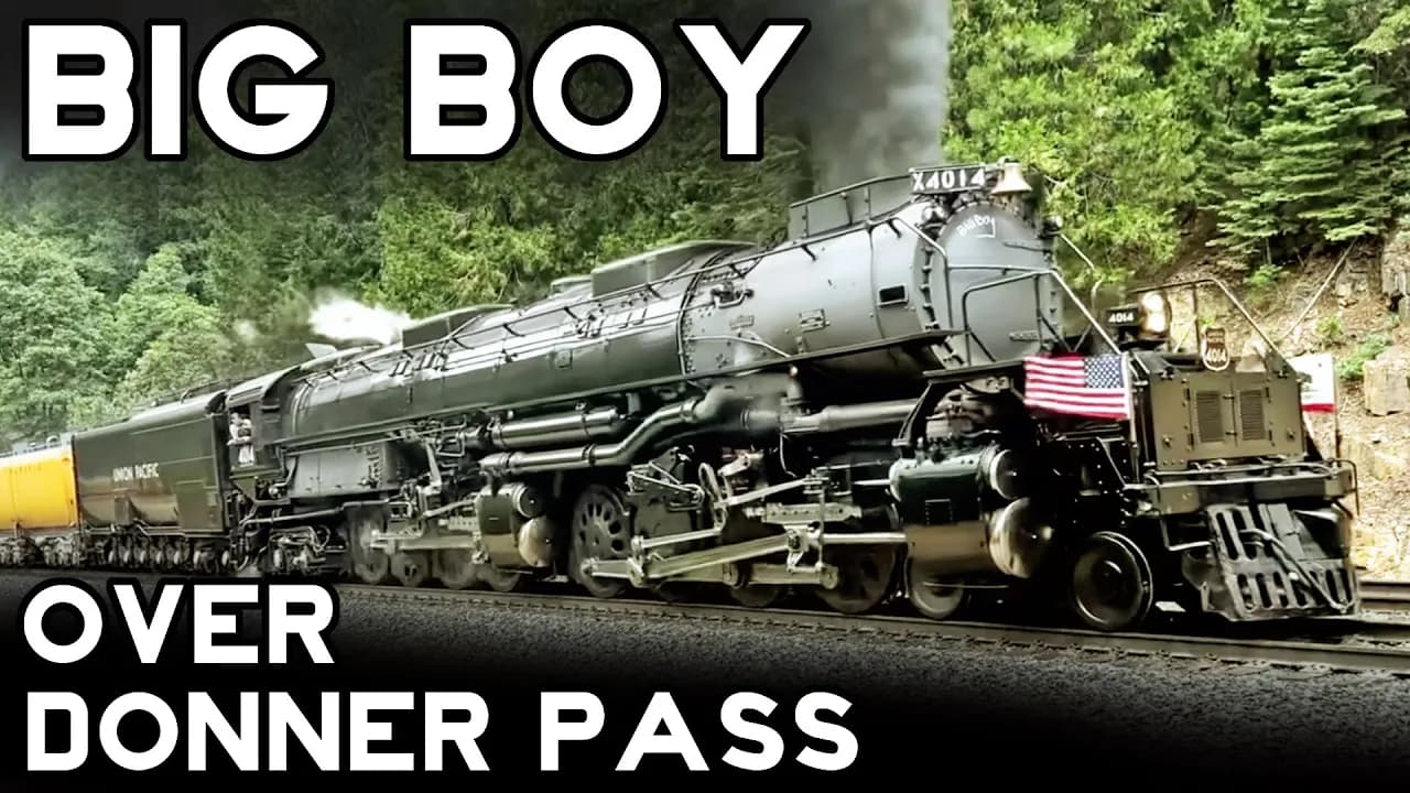 BIG BOY WORKING HARD ON DONNER PASS - Hyce Reacts