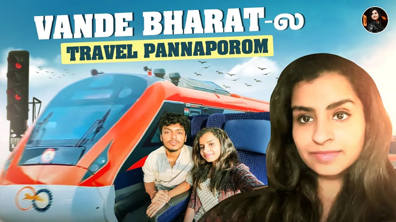 Travelling In Vande Bharat Train 🚄 | Sivaangi Krishnakumar