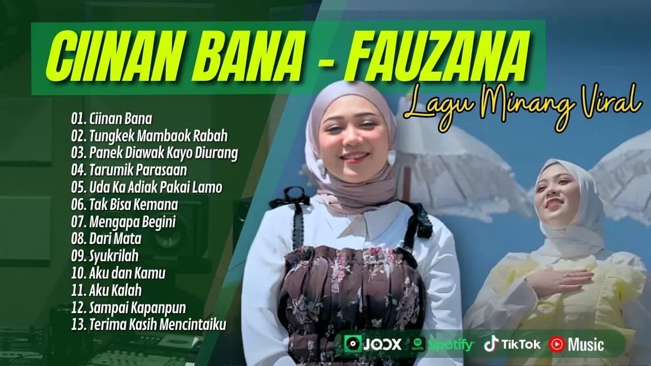 FAUZANA - CINAN BANA | TUNGKEK MAMBAOK RABAH | TARUMIK PERASAAN | LAGU POP MINANG TERPOPULER 2024