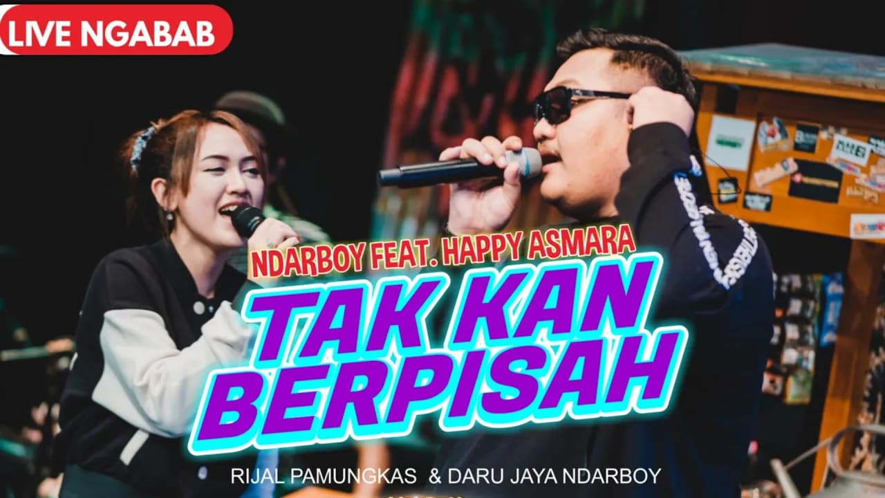 Ndarboy Genk X Happy Asmara - Tak Kan Berpisah (Live Perform Ngabab)