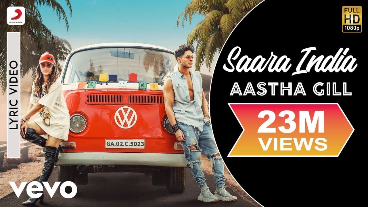 Saara India - Official Lyric Video | Aastha Gill | Priyank Sharma | Mixsingh | Nikk