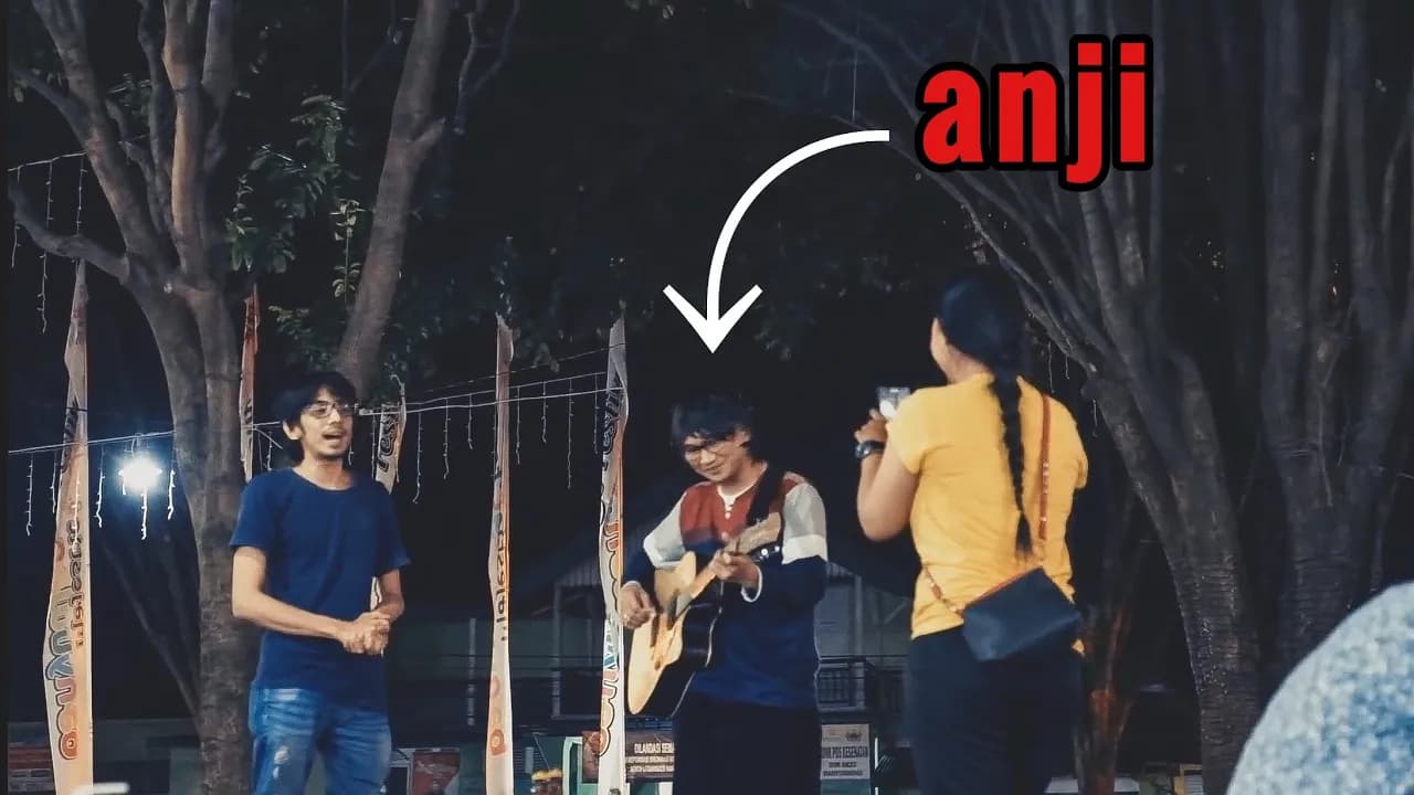 ANJI NYAMAR JADI PENGAMEN dan KASIH KEJUTAN di BANYUWANGI • Feat : Tepe46.