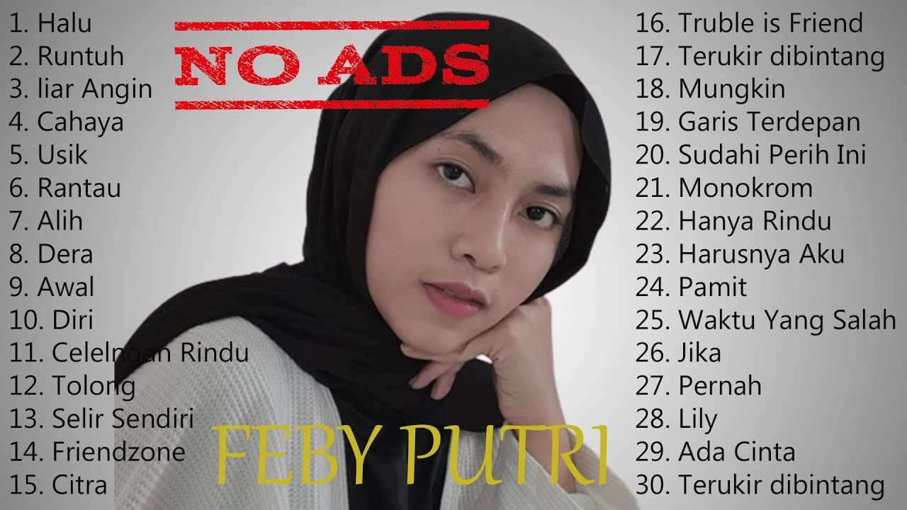FEBY PUTRI FULL ALBUM (Cover) TANPA IKLAN | Cocok Buat Aktivitas Sehari-hari