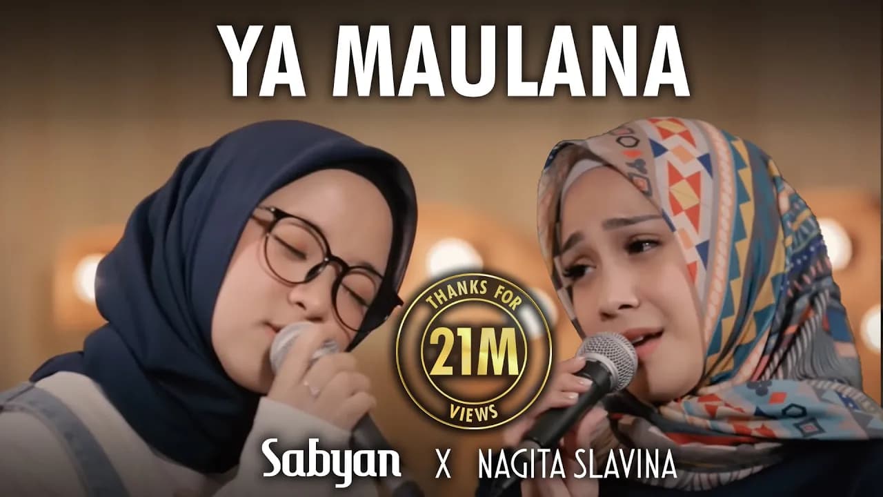 Sabyan ft Nagita Slavina - Ya Maulana