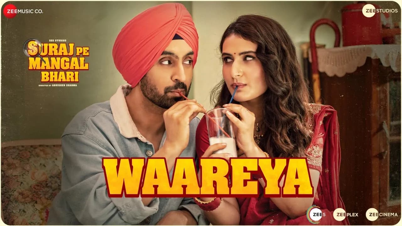 Waareya - Suraj Pe Mangal Bhari | Diljit | Manoj | Fatima |Javed-Mohsin | Kunaal V