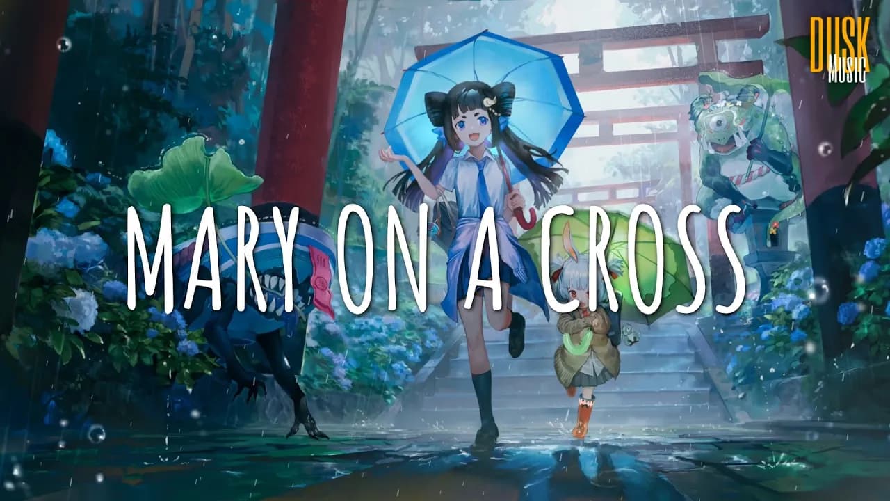 Mary On A Cross (Remix Cute) - Dj Komang Rimex// (Vietsub + Lyric) Tik Tok Song