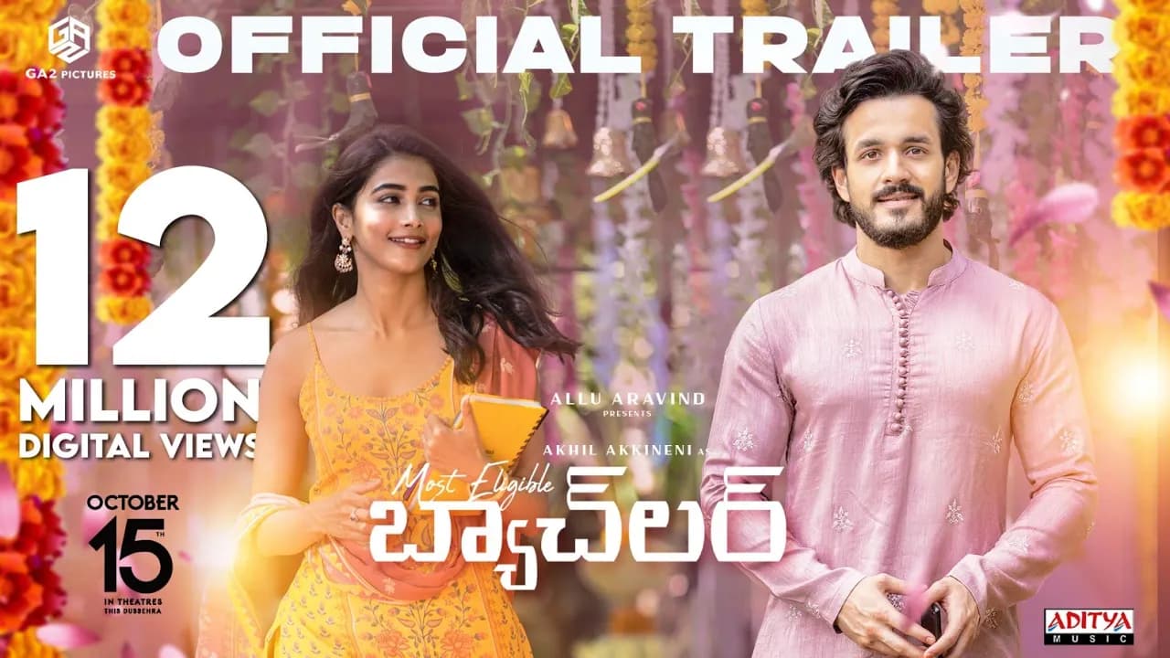 Most Eligible Bachelor Theatrical Trailer | Akhil Akkineni, Pooja Hegde | Bhaskar | #MEBOnOct15th