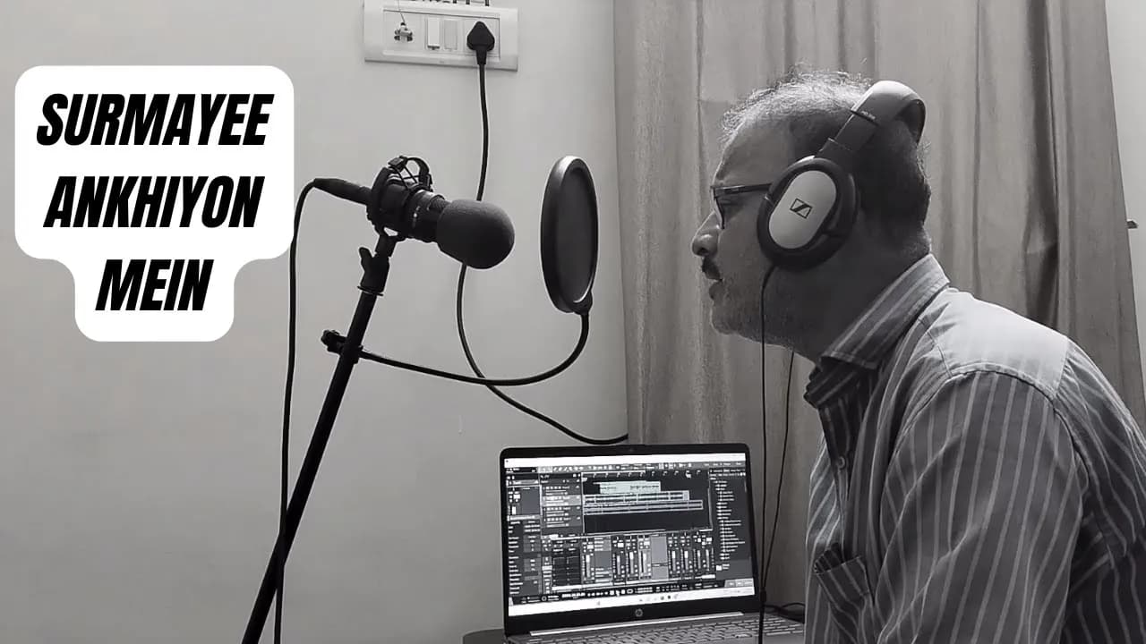 Surmayee Ankhiyon Mein| Sadma| Sridevi,Kamal Haasan|K.J. Yesudas| Cover | Rajendra Nandurkar