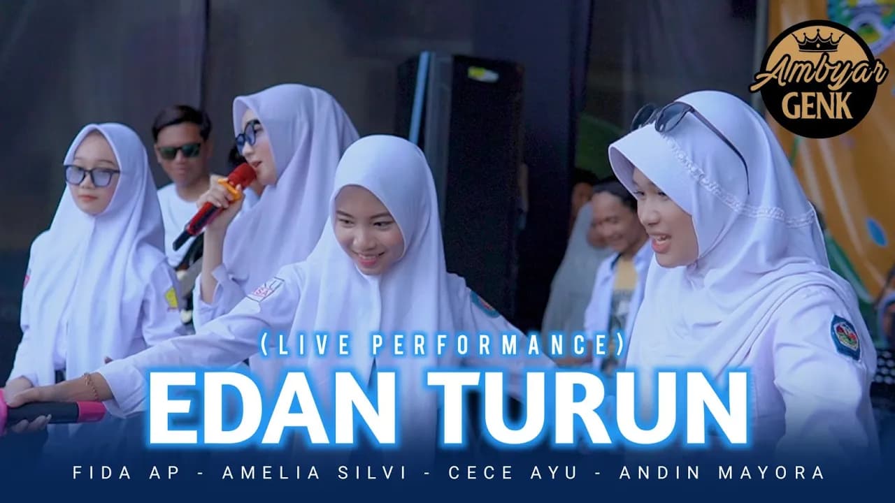 Edan Turun - Fida, Cece, Amel, Andin (Live Performance)