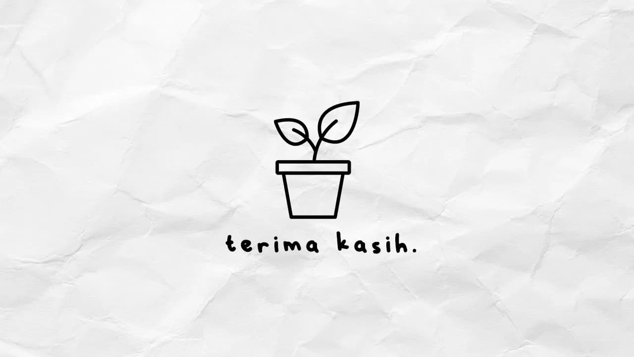 HAL - terima kasih (Official Lyric Video)