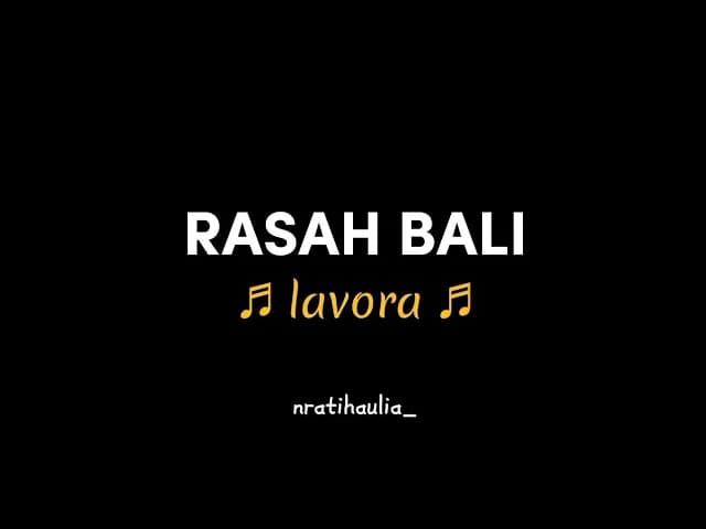 RASAH BALI - Lavora