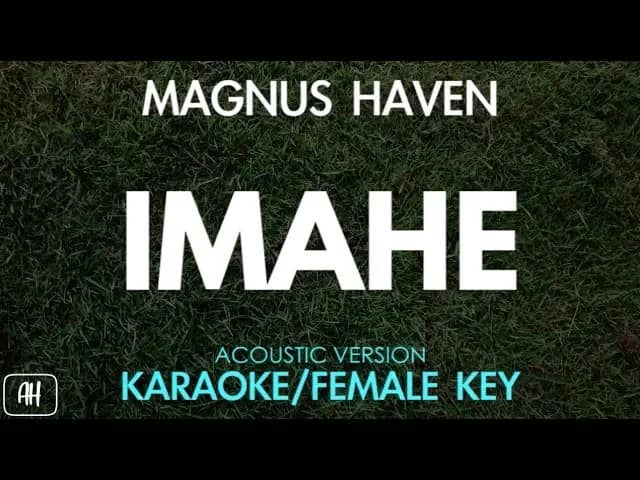 Magnus Haven - Imahe (Karaoke/Acoustic Instrumental) [Female Key]
