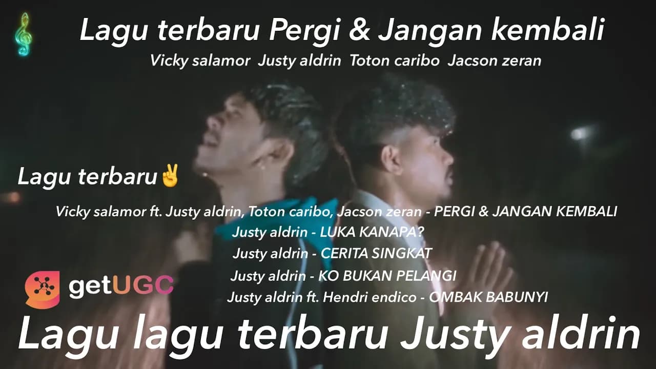 Pergi & Jangan kembali (Lagu terbaru 2022 ) Justy aldrin, Vicky salamor, Toton caribo, Jacson zeran