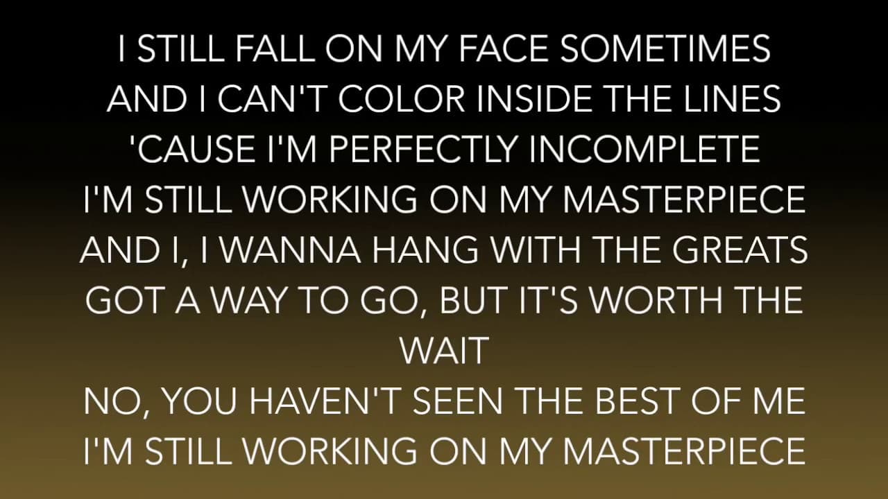 Jessie J - Masterpiece (Lyrics)