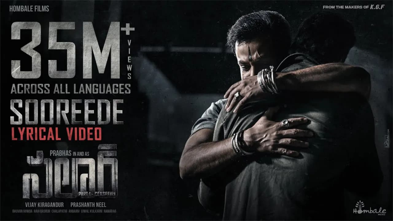 Sooreede (Telugu) - Salaar |Prabhas | Prithviraj | Prashanth Neel | Ravi Basrur | Hombale Films