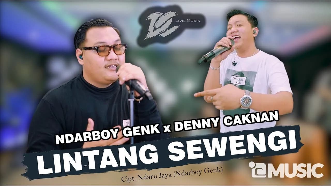 DENNY CAKNAN x NDARBOY GENK - LINTANG SEWENGI (OFFICIAL LIVE MUSIC) - DC MUSIK