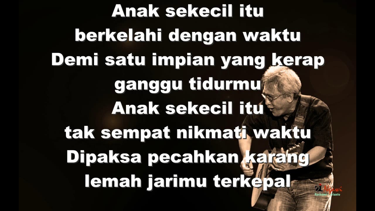 Iwan Fals - Sore Tugu Pancoran (lirik)