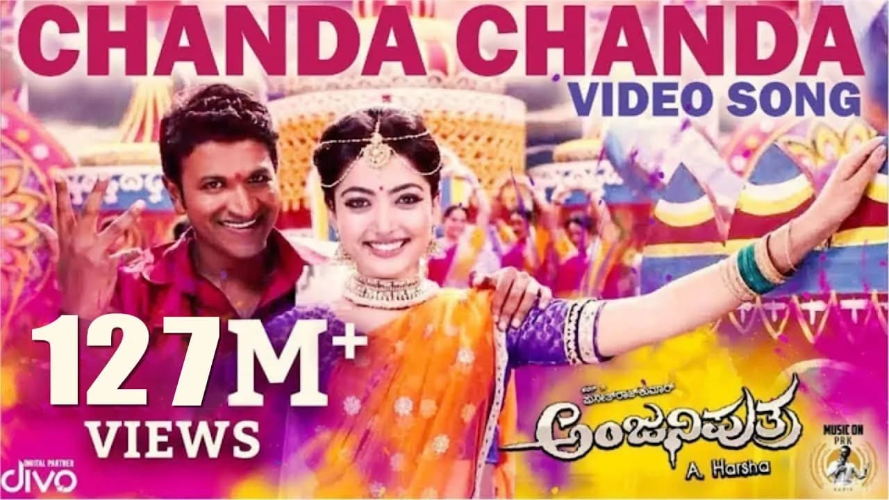 Anjaniputhraa - Chanda Chanda (Video Song) | Puneeth Rajkumar, Rashmika Mandanna | Ravi Basrur