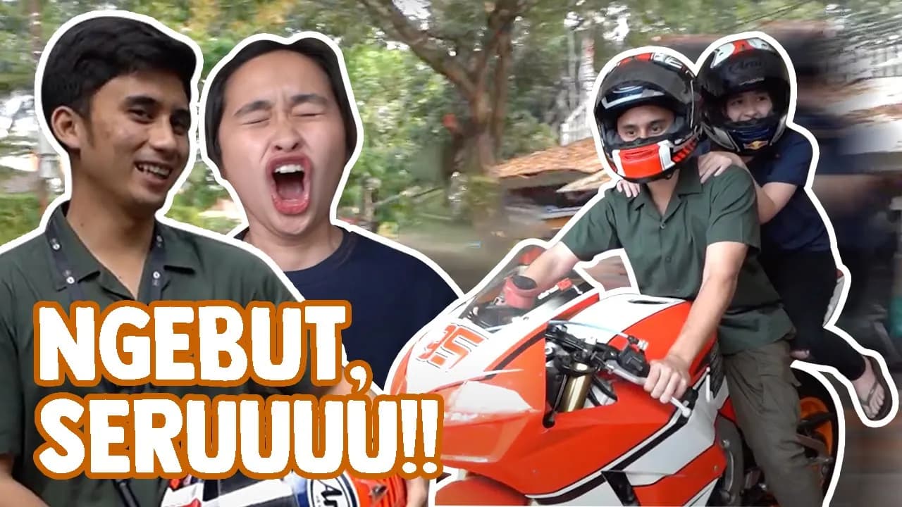 DIBONCENG MOTOR BALAP SAMA ALSHAD AHMAD | #GritteKemanaLagi