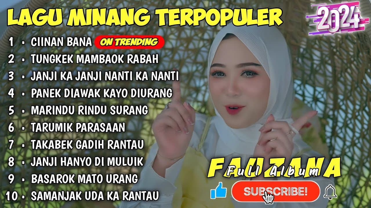FAUZANA - LAGU MINANG TERBARU FULL ALBUM TERPOPULER 2024 - Ciinan Bana - Tungkek Mambaok Rabah 🎶