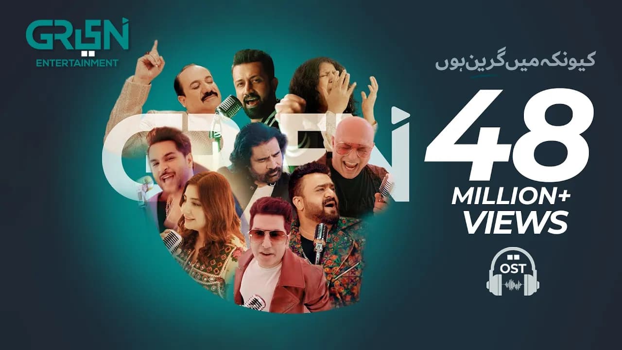 Kyun Kay Main Green Hoon | Atif Aslam | Rahat Fateh Ali Khan | Green Entertainment Official OST