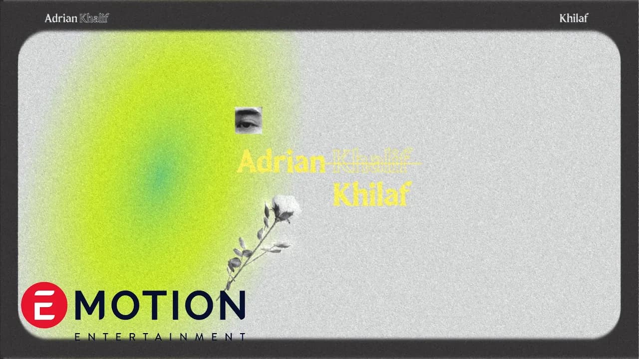 Adrian Khalif - Khilaf (Official Lyric Video)