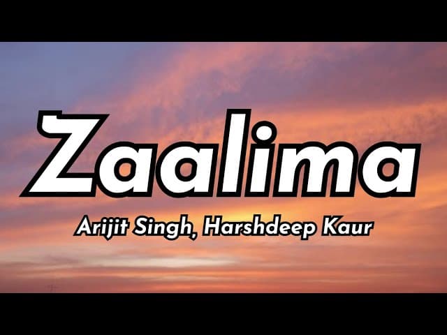 Zaalima (Lyrics) |Raees|Arijit Singh, Harshdeep Kaur|@zeemusiccompany